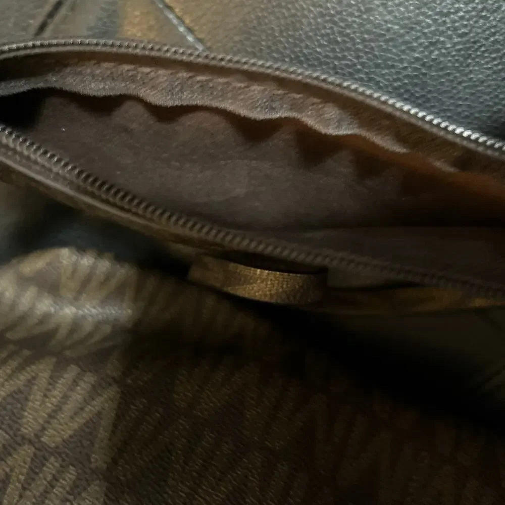 M Marco Collection Brown Monogram‎ 3 pc Set Crossbody Purse Wristlet